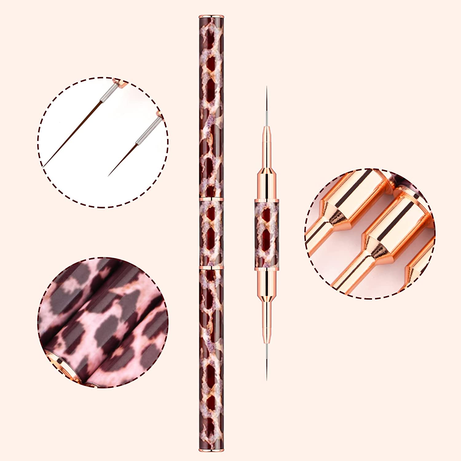 5-25 مللي متر ليوبارد طباعة مس - مراجعة Nail Art Leopard وسعره