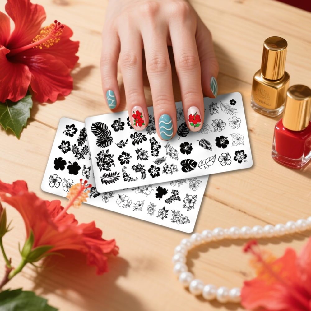 قوالب فن الأظافر من الفولاذ ال - مراجعة Nail Stamping Plate وسعره