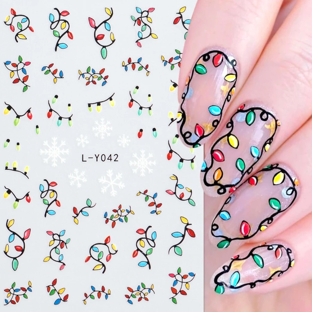 فوانيس مضيئة عيد الميلاد مسمار - مراجعة Nail Art For Men وسعره
