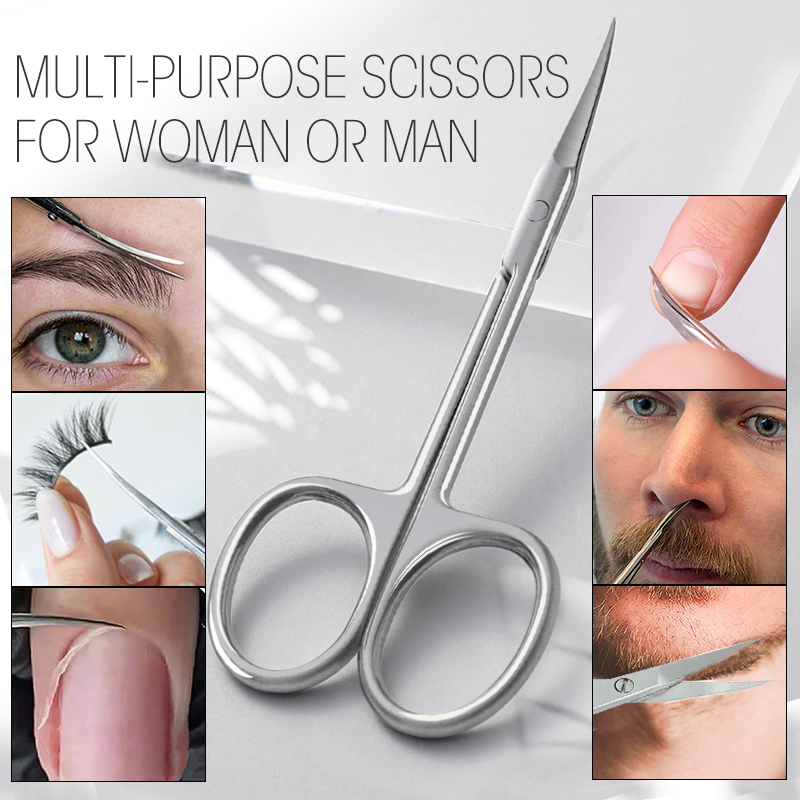 مقص بشرة منحني من الفولاذ المق - مراجعة Nail Art For Men وسعره