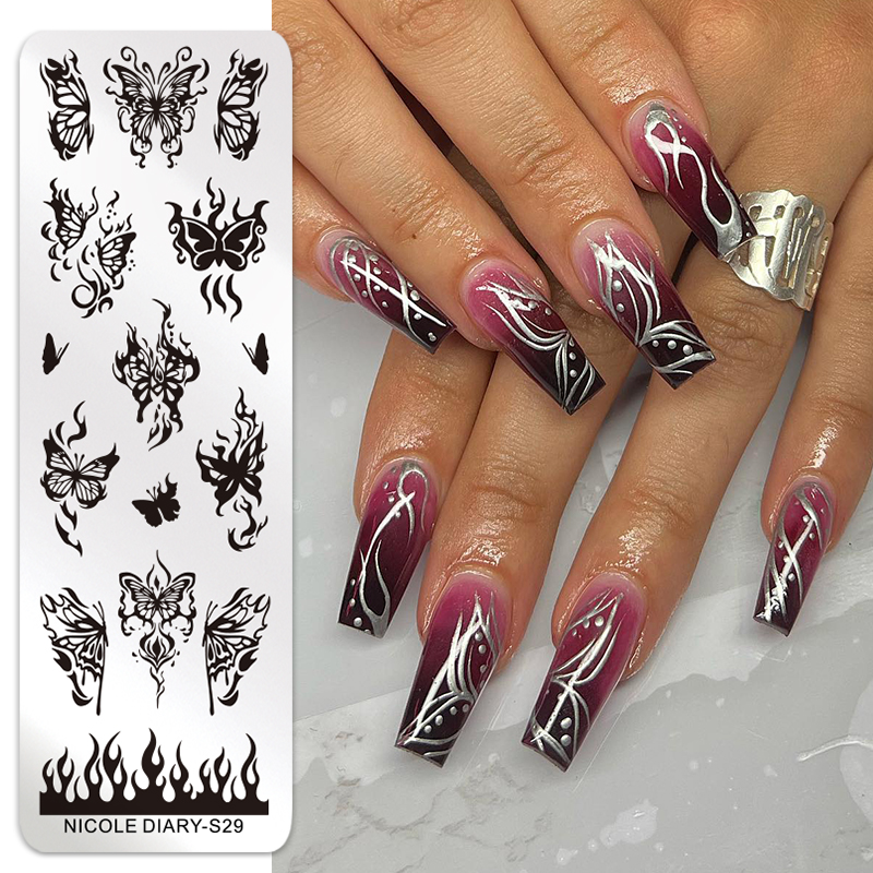 نيكول مذكرات فراشة مسمار الفن  - مراجعة Nail Art Leopard وسعره