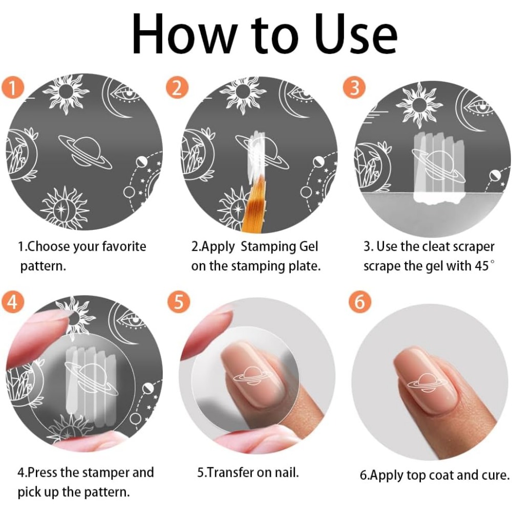 3 قطعة الملمس مسمار ختم لوحة ا - مراجعة Nail Stamping Plate وسعره