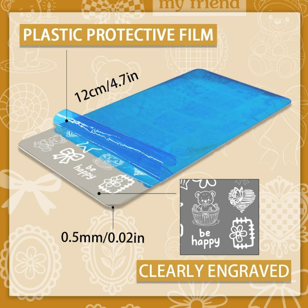 3 قطع من قوالب طباعة الأظافر ب - مراجعة Nail Stamping Plate وسعره