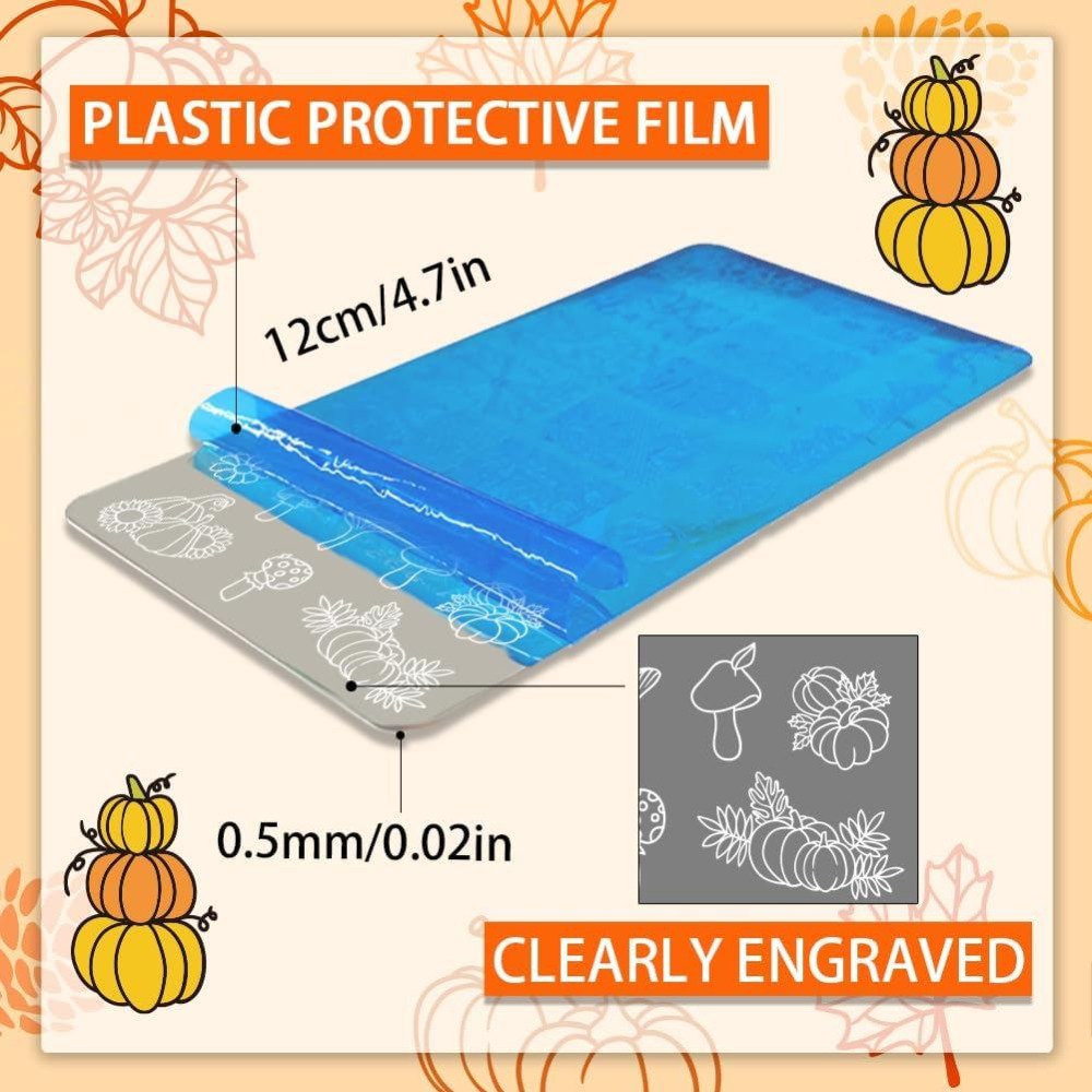 ألواح طوابع أظافر لعيد الشكر و - مراجعة Nail Stamping Plate وسعره