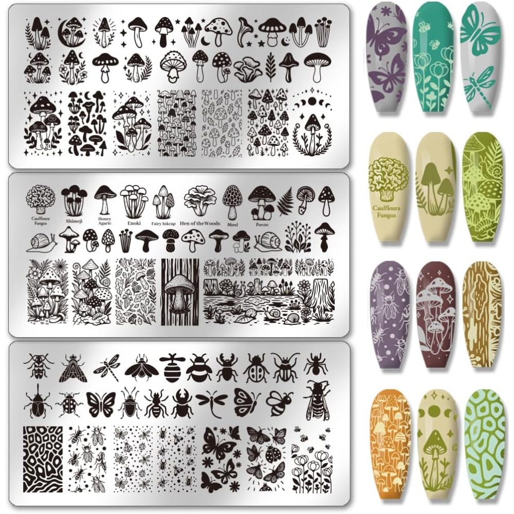 قوالب فن الأظافر من الفولاذ ال - مراجعة Nail Stamping Plate وسعره