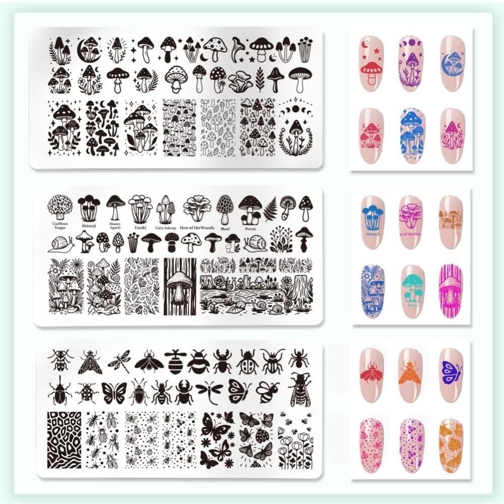 قوالب فن الأظافر من الفولاذ ال - مراجعة Nail Stamping Plate وسعره