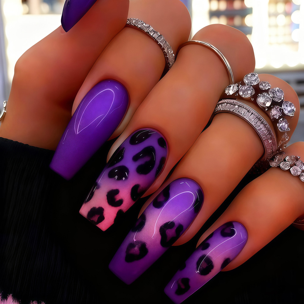 أطراف أظافر صناعية متوسطة الحج - مراجعة Nail Art Leopard وسعره