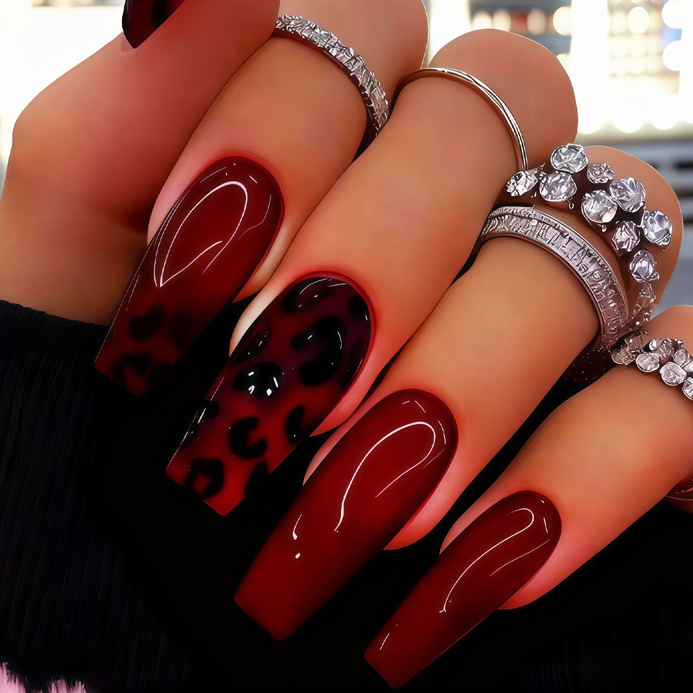 أطراف أظافر صناعية متوسطة الحج - مراجعة Nail Art Leopard وسعره