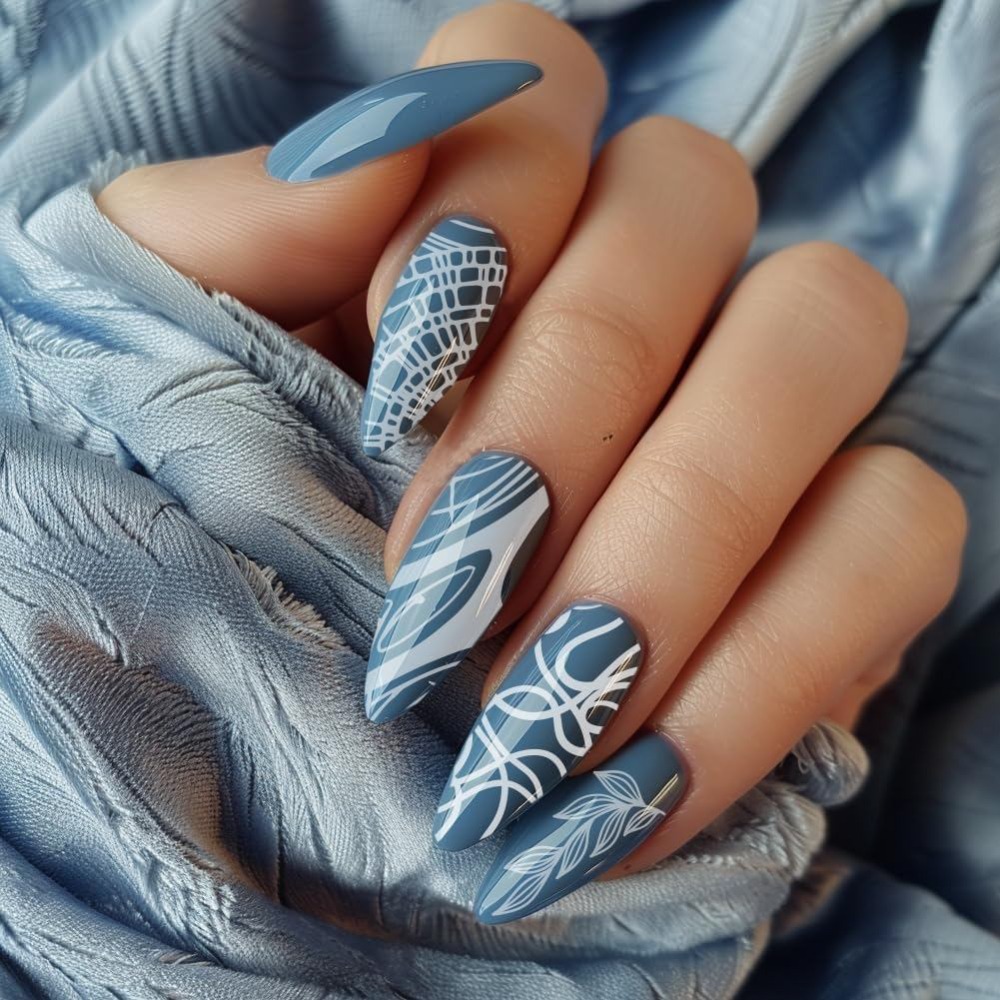 5 قطع من قوالب فن الأظافر بنقش - مراجعة Nail Stamping Plate وسعره