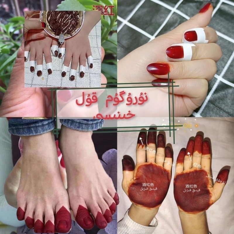 40 جرام مسحوق صبغ الأظافر الحن - مراجعة Nail Art For Men وسعره