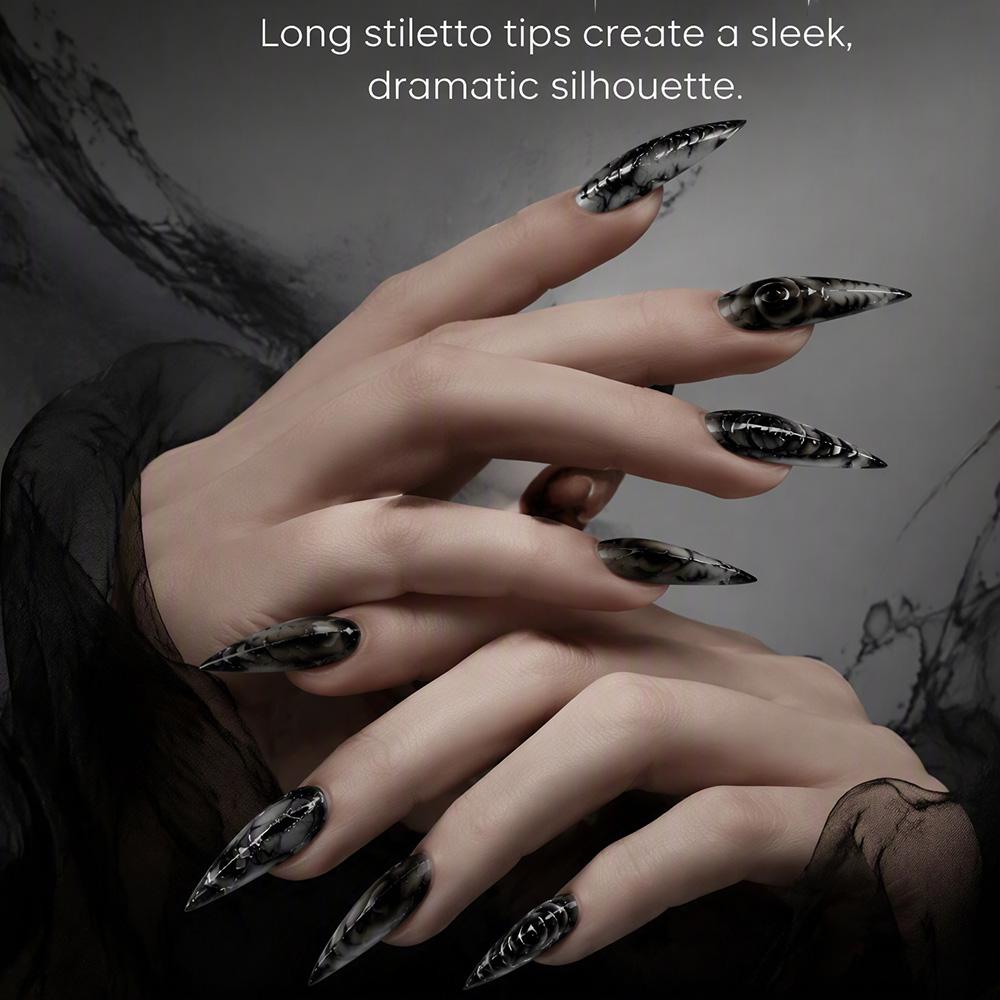 أظافر اصطناعية لامعة بتصميم قو - مراجعة Nail Art Cat Eye وسعره