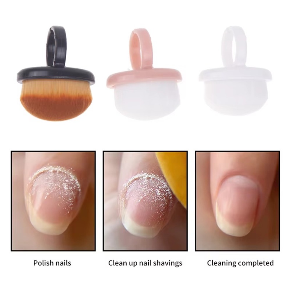 فرشاة جديدة بيضاوية الشكل لتنظ - مراجعة Nail Art For Men وسعره