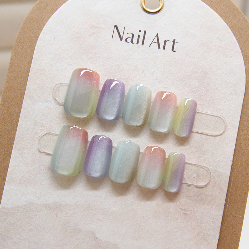 10 قطعة أزياء المرأة أنيقة متع - مراجعة Nail Art Cat Eye وسعره