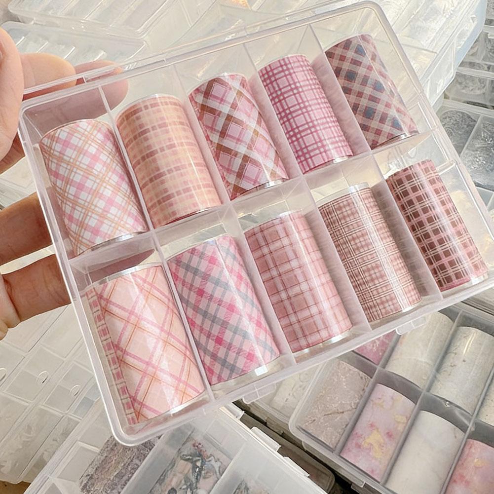 10 لفات من رقائق الأظافر الجدي - مراجعة Nail Art Denim وسعره